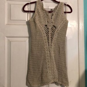 Taupe/ Creme Sweater Dress RD Style